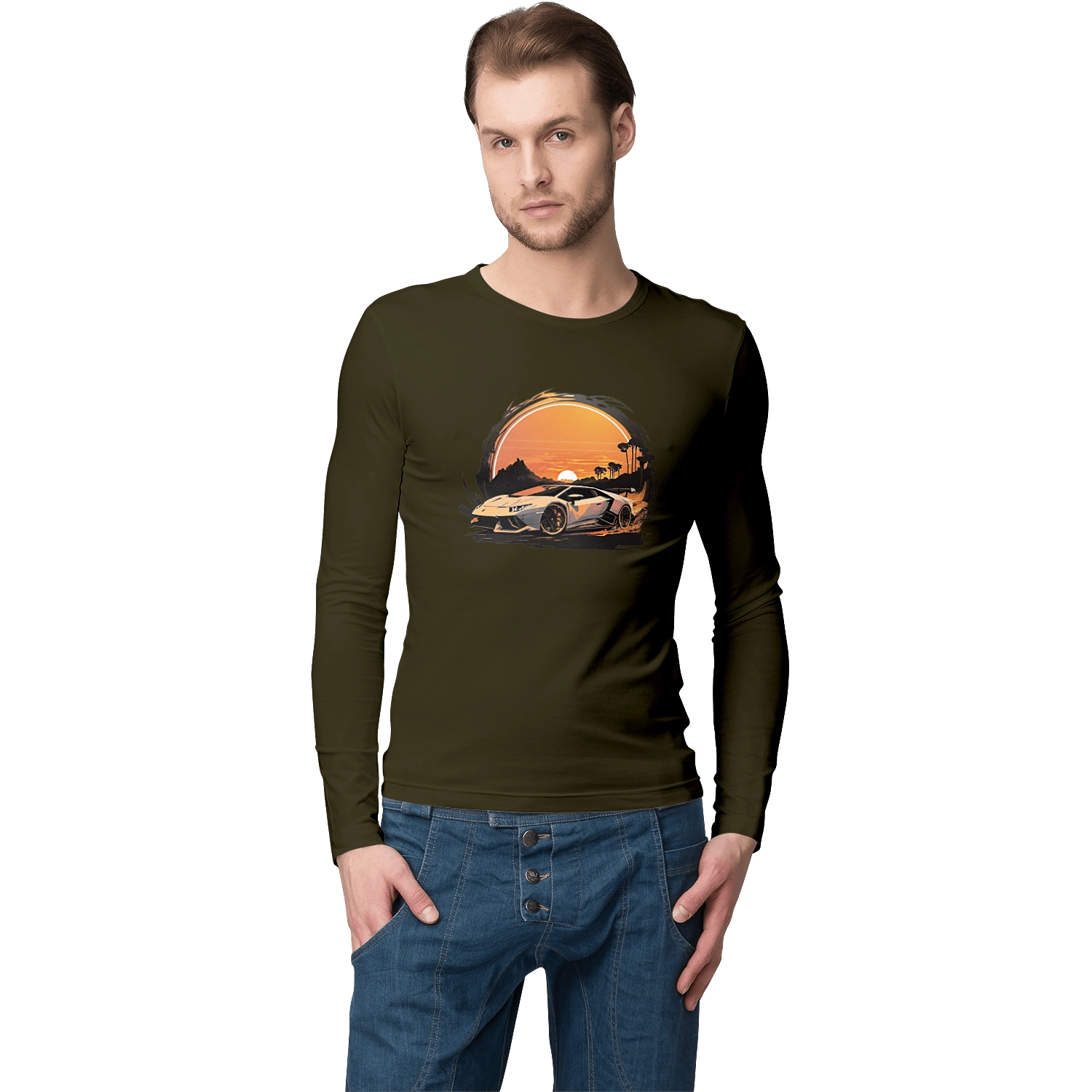 Ламборджини на закате