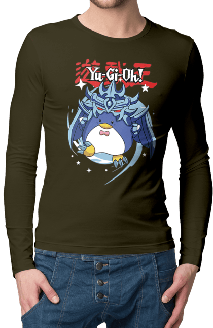 Men's longsleeve with prints Yu Gi Oh! Tuxedo Sam. Brand, character, hello kitty, tuxedo sam, yu gi oh, yugio. 2070702