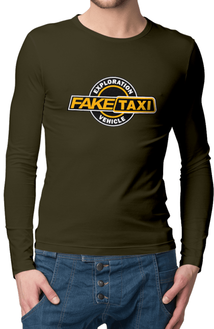 Чоловічій лонгслів з принтом "Fake taxi". Fake taxi, porn hub, зсу, порно хаб, порнохаб, прапор, приколы, фак такси, фак таксі, фейк такси. PrintMarket - інтернет-магазин одягу та аксесуарів з принтами плюс конструктор принтів - створи свій унікальний дизайн