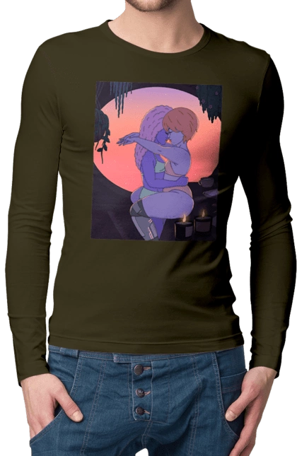 Purple Girls Hugging