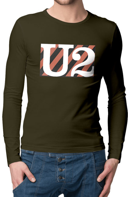 Men's longsleeve with prints Group U2. Alternative rock, dance rock, group, music, post-punk, rock, soft rock, tour. 2070702