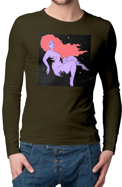 Purple Girl In Black Dire