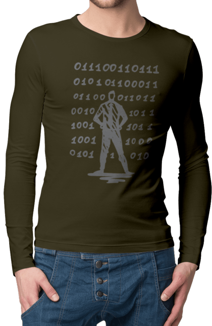 Чоловічий лонгслів з принтом "Програміст". Angular, c, css, html, it, javascript, jquery, php, python, react, svelt, vue, айтишник, айті, гумор, код, кодувати, прогер, програміст, програмісти, ти ж, ти ж програміст, тиж програміст. 2070702