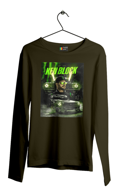 Men`s longsleeve with prints Ken Block. Ken block. 2070702