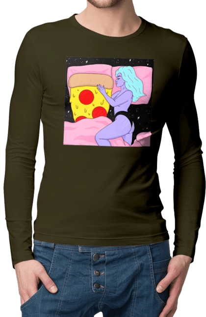 Фіолетова Дівчина І Піца