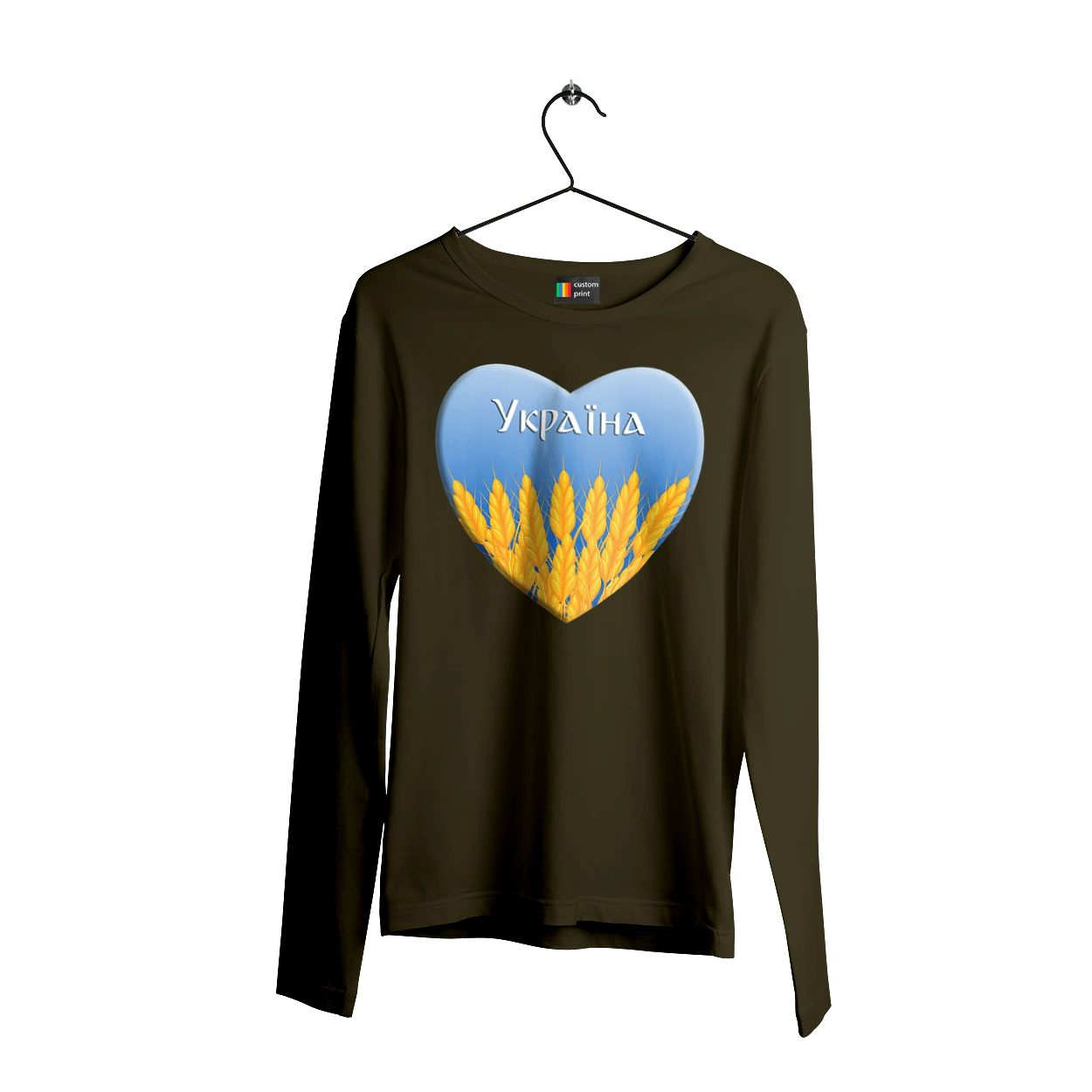 Серце з колосками Україна