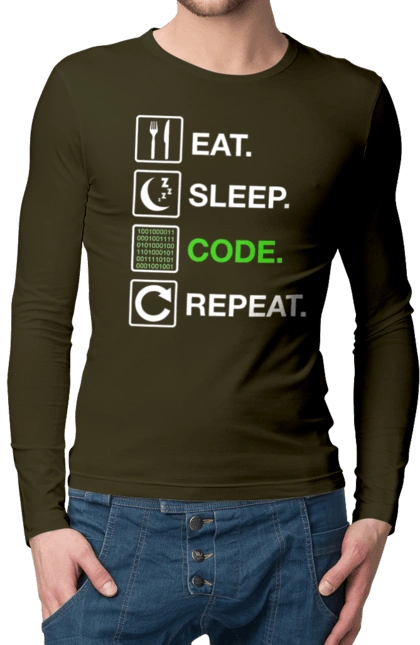 Ешь Cпи Кодь Повторяй