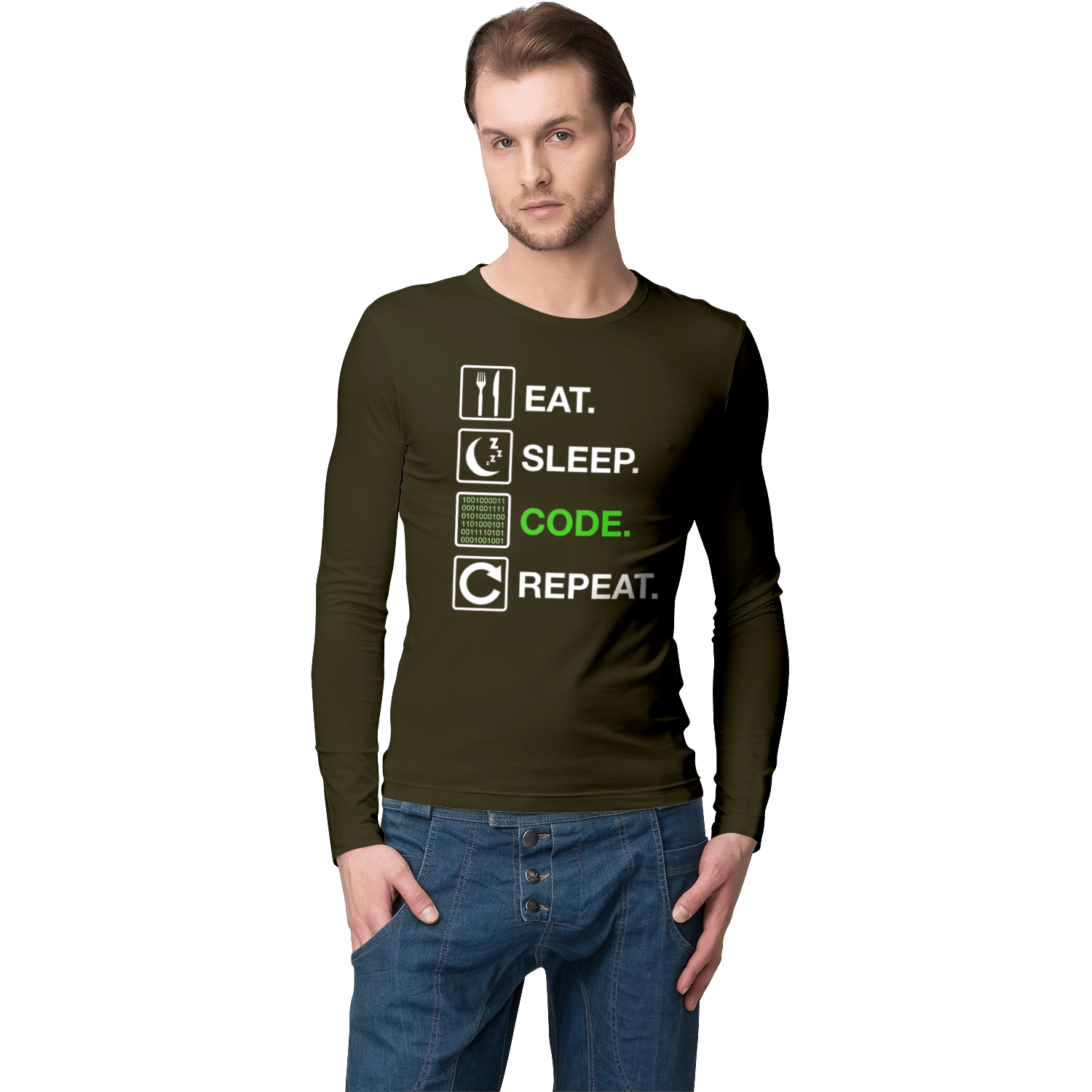 Ешь Cпи Кодь Повторяй