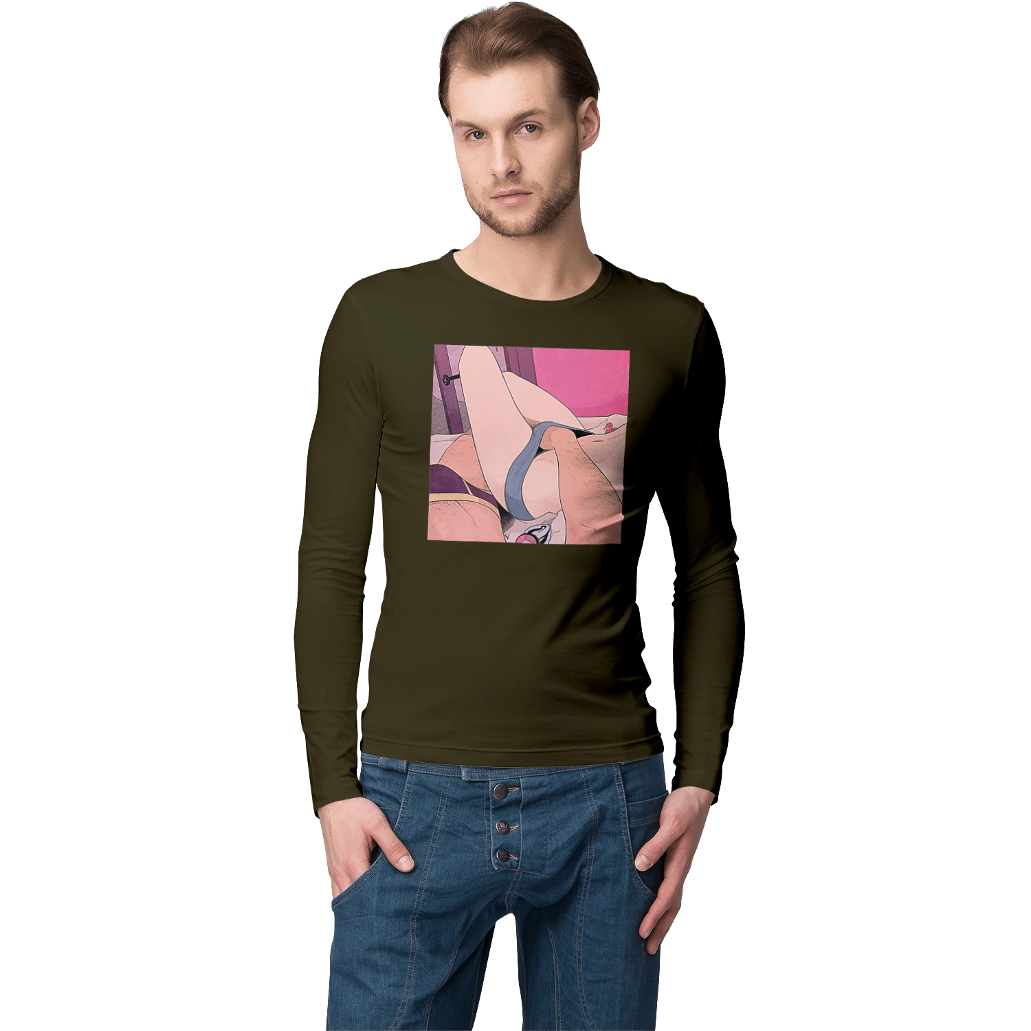 Male Hand In Women's Panties