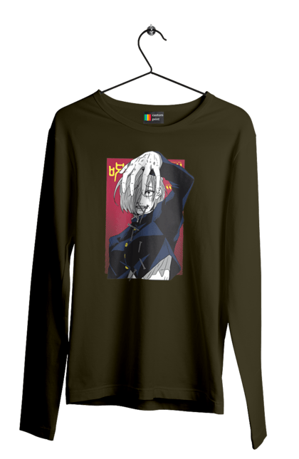 Men's longsleeve with prints Jujutsu Kaisen Nobara. Anime, dark fantasy, jujutsu kaisen, magic battle, manga, mystic, nobara, nobara kugisaki. 2070702