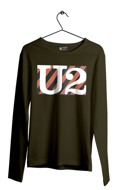 Men's longsleeve with prints Group U2. Alternative rock, dance rock, group, music, post-punk, rock, soft rock, tour. 2070702