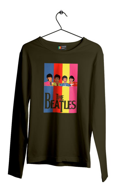 Men's longsleeve with prints The Beatles. Beatles, george harrison, john lennon, liverpool four, music, paul mccartney, ringo starr. 2070702