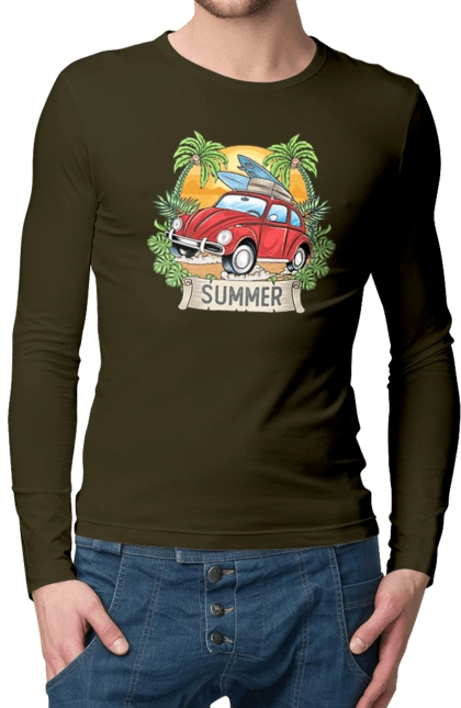 Summer, Car And Palm Trees