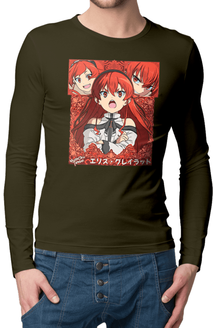 Men's longsleeve with prints Mushoku Tensei Eris Boreas Greyrat. Anime, eris, eris boreas greyrat, eris boreas greyrat, jobless reincarnation, mushoku tensei. 2070702