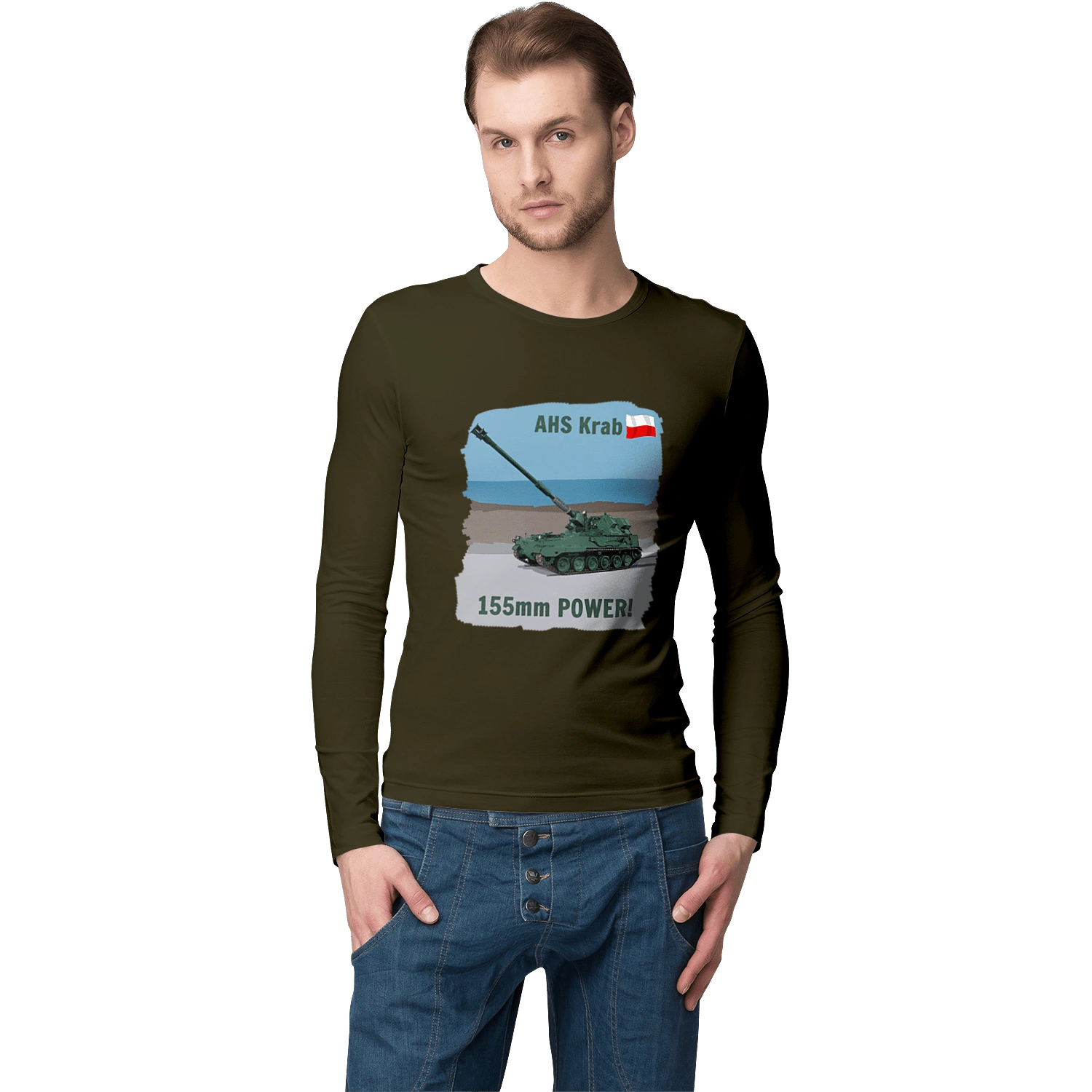 155mm Power! САУ Krab оливковий