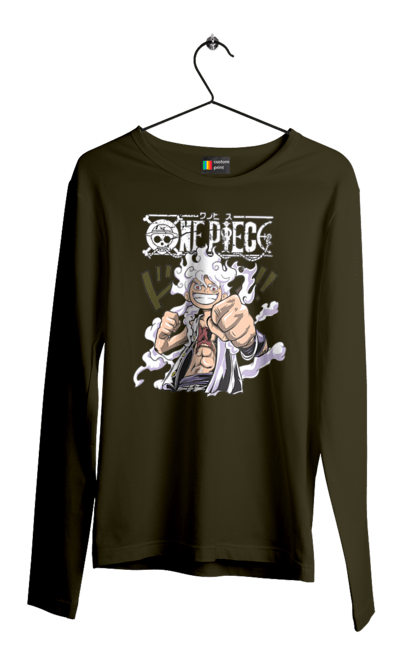 Men's longsleeve with prints One Piece Luffy. Anime, luffy, manga, monkey de luffy, one piece, pirates. 2070702