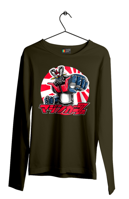 Men's longsleeve with prints Mazinger Z Grendizer. Anime, goldorak, goldrake, grendizer, manga, mazinger z, mecha, robots. 2070702