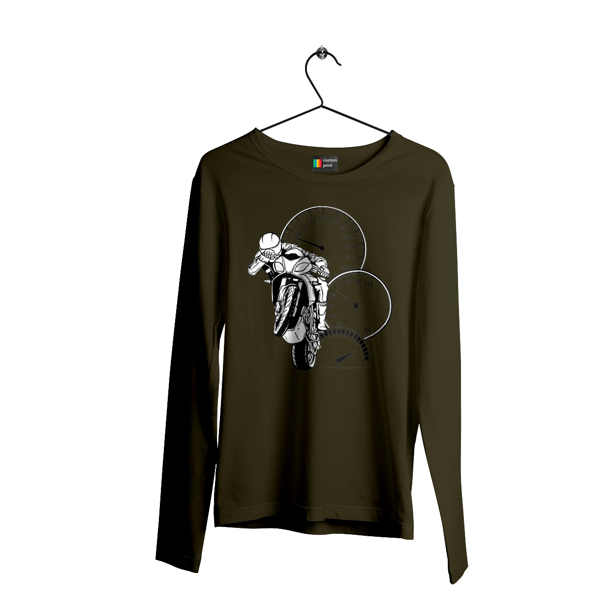 Мотоцикл Скорость Черный