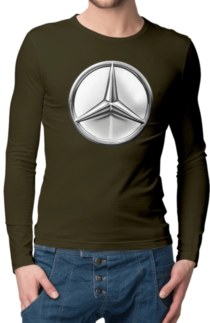 Mercedes Benz Logo Metallic