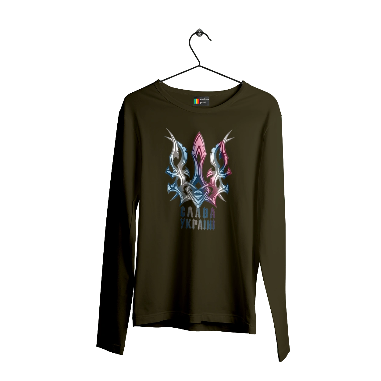 Трезубец слава Украине цветной