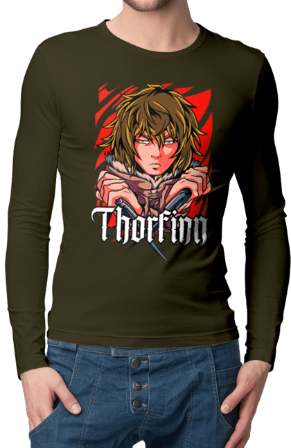 Men's longsleeve with prints Vinland Saga Thorfinn. Anime, manga, thorfinn, vinland saga. 2070702