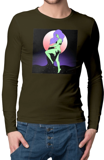 Green Girl And The Moon