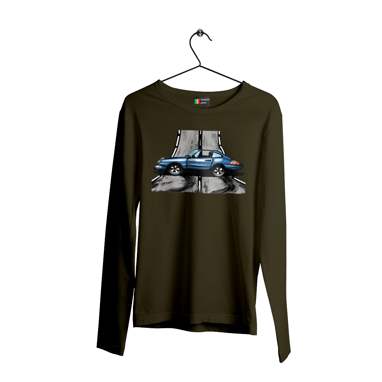 Sports Car On The Road