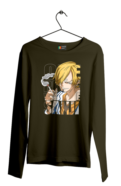 Чоловічій лонгслів з принтом "Ван Піс Вінсмок Санджи". One piece, sanji, аніме, ван пис, ван піс, вінсмок санджи, манга, санджи. 2070702