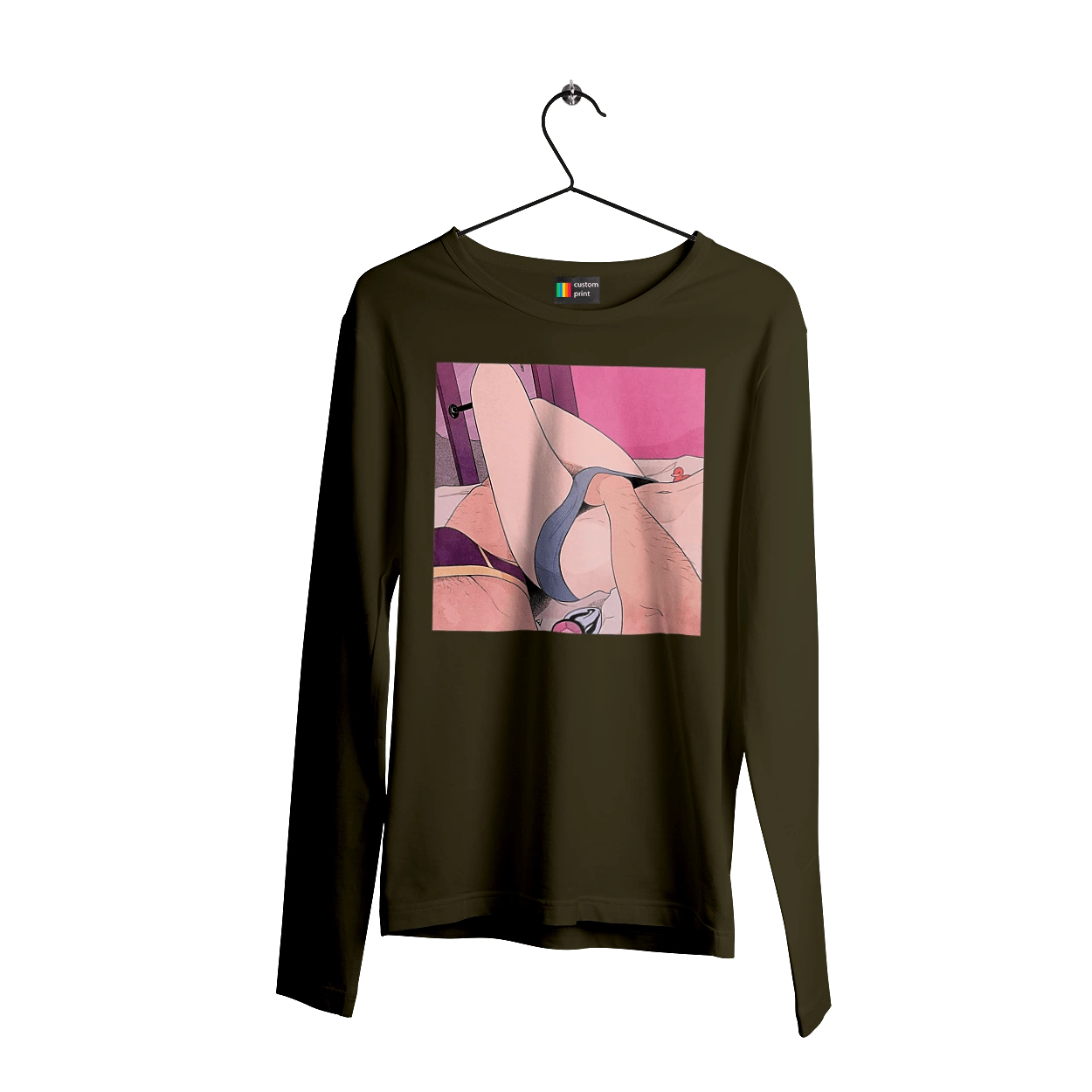 Male Hand In Women's Panties