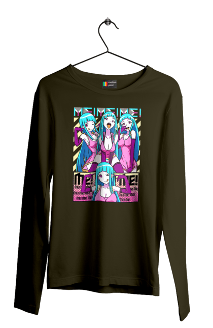 Men's longsleeve with prints Me! Me! Me!. Anime, clip, daoko, teddyloid, young woman. 2070702