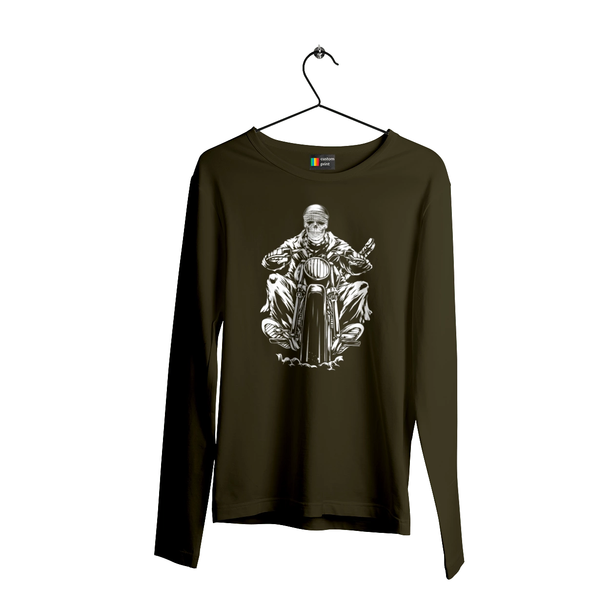 Череп на мотоциклі