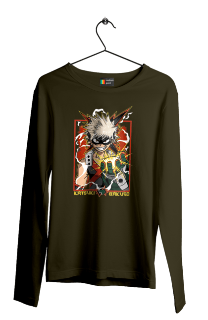 Men's longsleeve with prints My hero academy Bakugo. Anime, bakugo, katsuki, katsuki bakugo, manga, mga, my hero academy, yue academy. 2070702