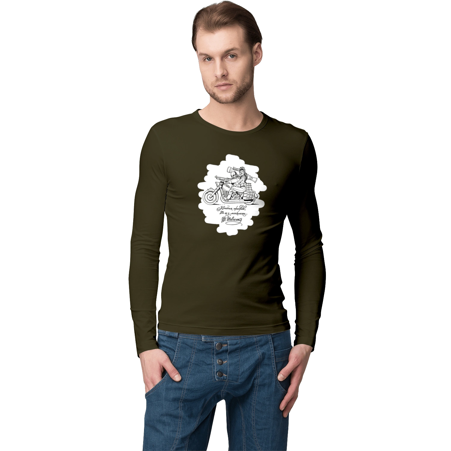 Шевченко на мотоциклі