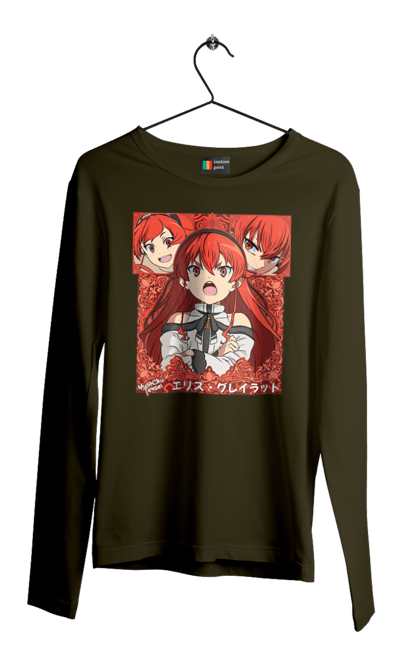 Men's longsleeve with prints Mushoku Tensei Eris Boreas Greyrat. Anime, eris, eris boreas greyrat, eris boreas greyrat, jobless reincarnation, mushoku tensei. 2070702