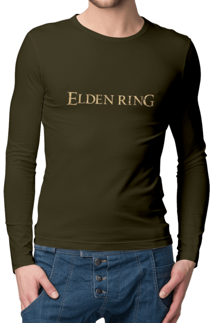 Чоловічій лонгслів з принтом "Elden Ring". Elden ring, playstation, ps5, виживання, гра, жахи, комп`ютерна гра, людожери. PrintMarket - інтернет-магазин одягу та аксесуарів з принтами плюс конструктор принтів - створи свій унікальний дизайн