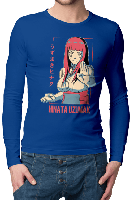 Чоловічій лонгслів з принтом "Наруто Хіната Х'юґа". Hinata, hinata hyuga, hyuga, naruto, аніме, манга, наруто, х юґа, хіната, хіната х юґа. 2070702