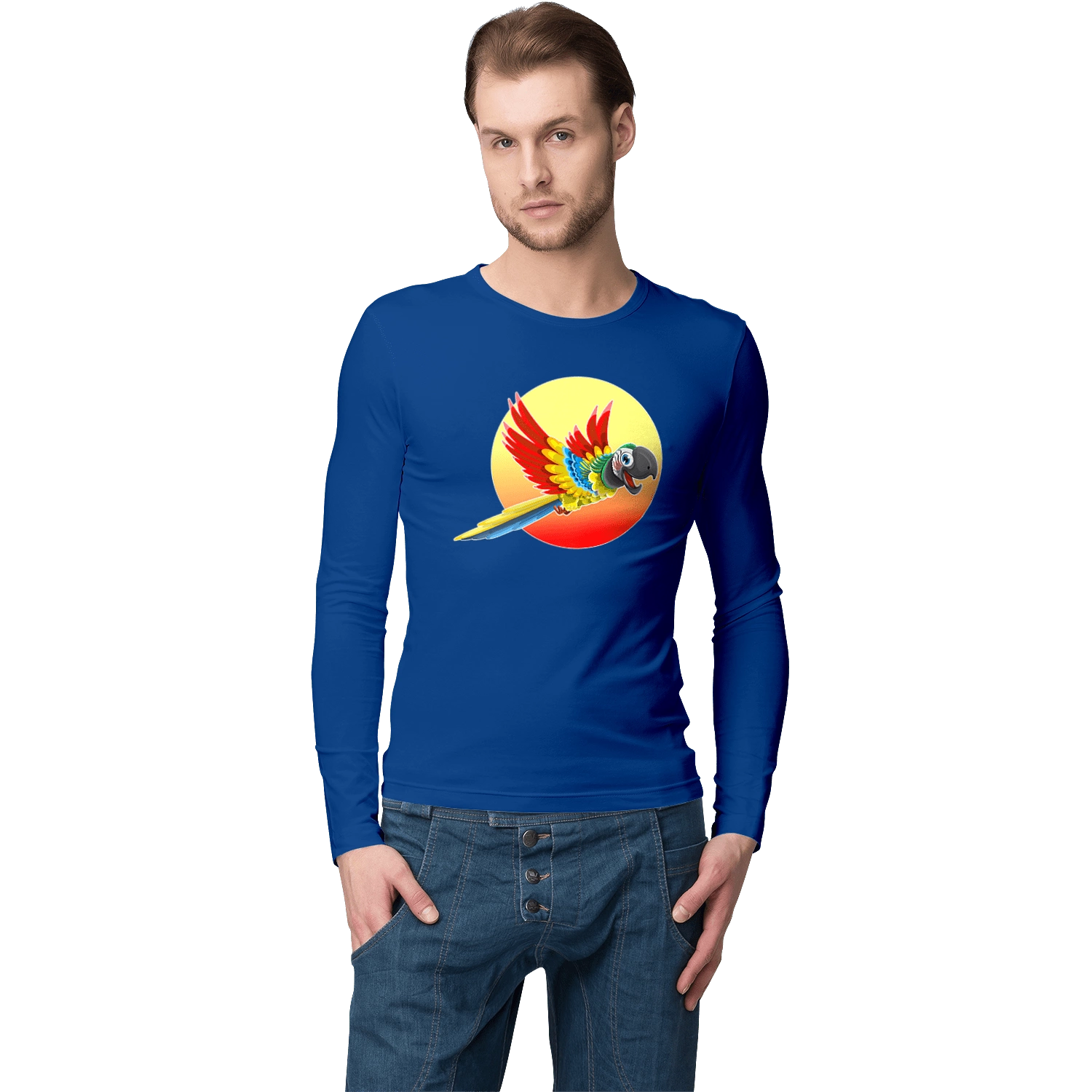 Папуга На Тлі Сонця