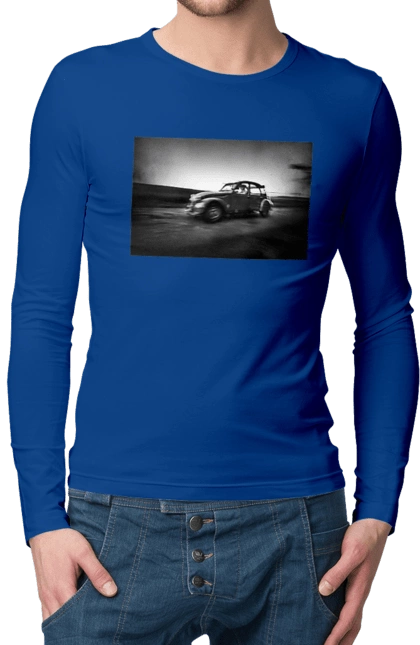 Retro car black and white