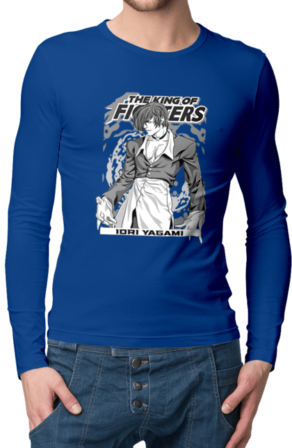 Men's longsleeve with prints The King of Fighters Iori Yagami. Game, iori yagami, king of fighters, rivals, video game. 2070702