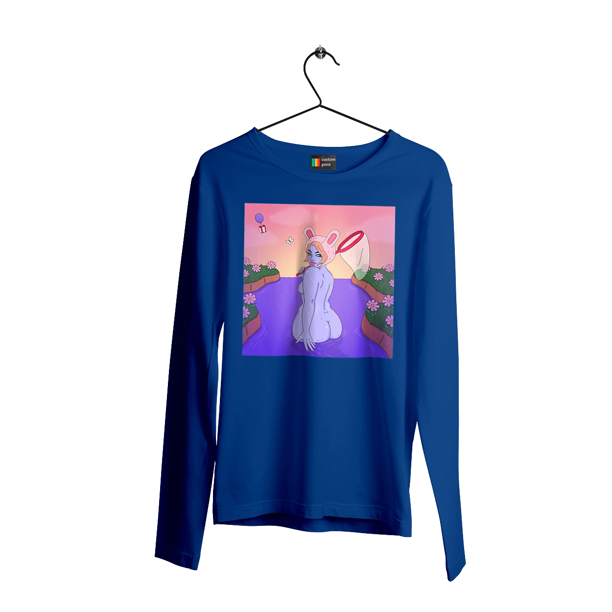 Purple Girl On The Hunt