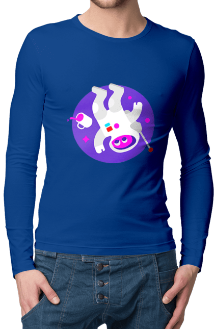 Чоловічий лонгслів з принтом "Космічний програміст". Angular, c, css, html, it, javascript, jquery, php, python, react, svelt, vue, айтишник, айті, гумор, код, кодувати, прогер, програміст, програмісти, ти ж, ти ж програміст, тиж програміст. 2070702