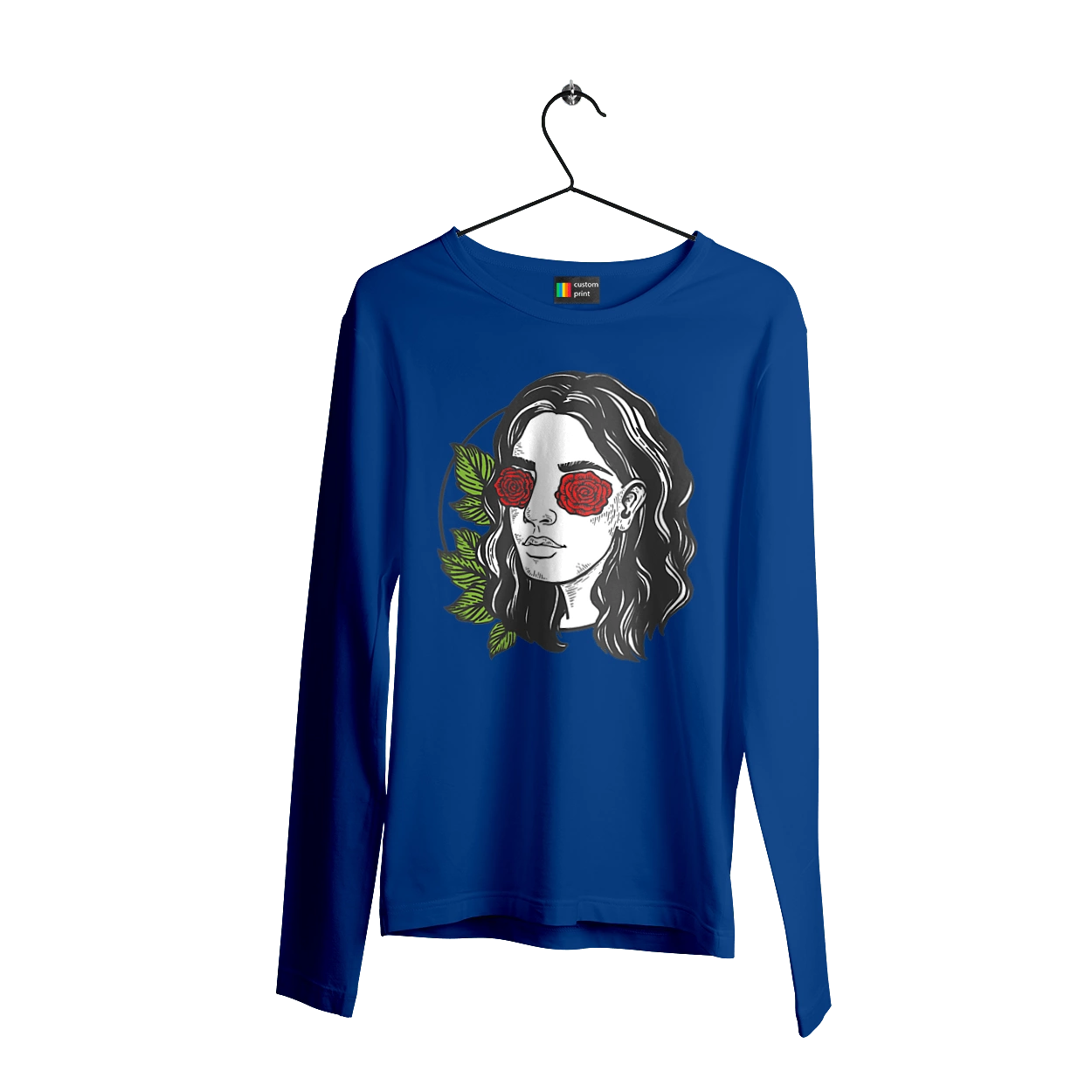 Girl With Roses In The Eyes