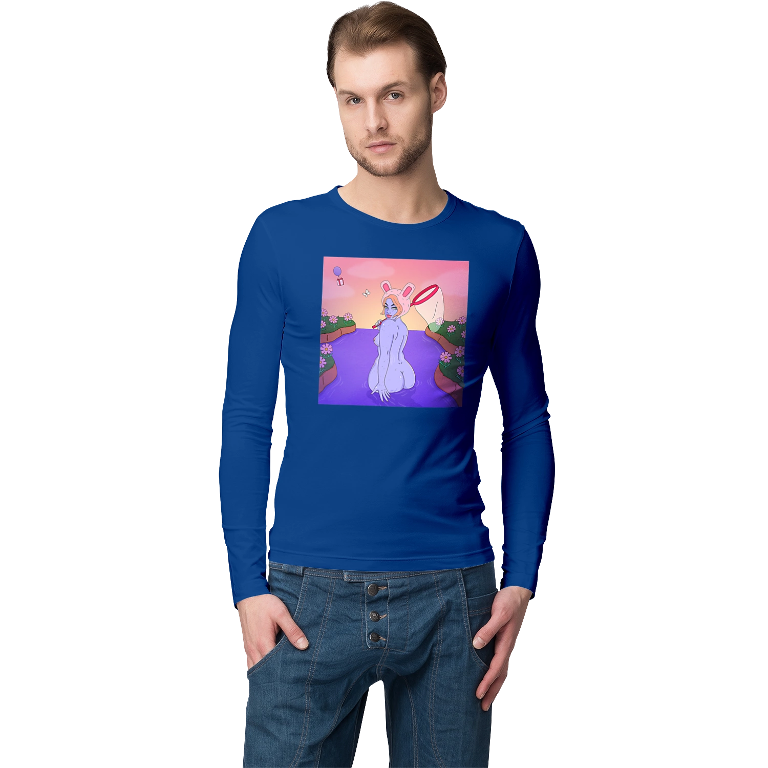 Purple Girl On The Hunt