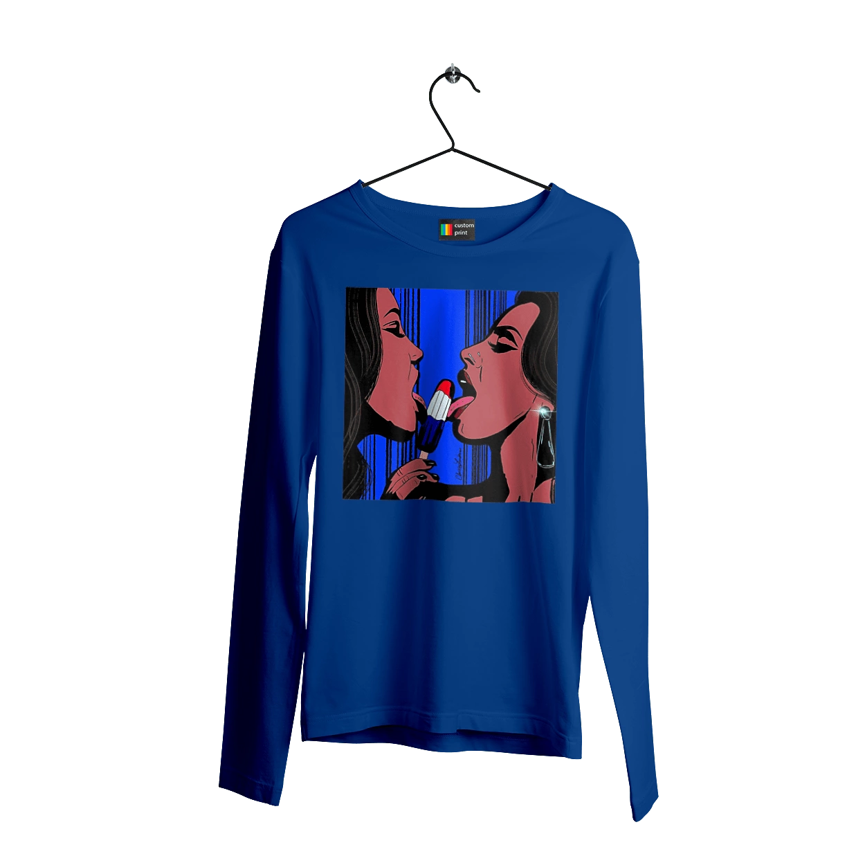 Girls Lick Ice Cream