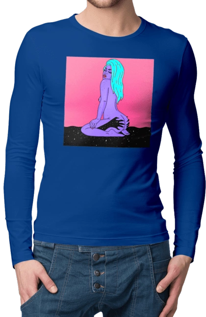 Purple Girl In Hands