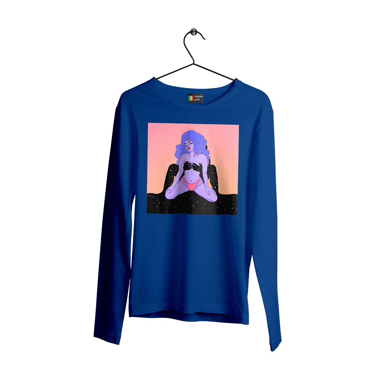 Purple Girl In Panties