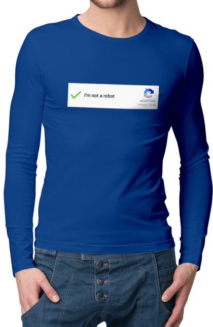 Чоловічий лонгслів з принтом "Я не робот". Angular, c, css, html, it, javascript, jquery, php, python, react, svelt, vue, айтишник, айті, гумор, код, кодувати, прогер, програміст, програмісти, ти ж, ти ж програміст, тиж програміст. 2070702