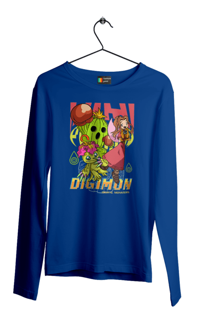 Чоловічий лонгслів з принтом "Digimon Мімі Татікава". Bandai, digimon, digital monsters, mimi tachikawa, аніме, віртуальні вихованці, манга, медіафраншиза, мімі татікава. 2070702