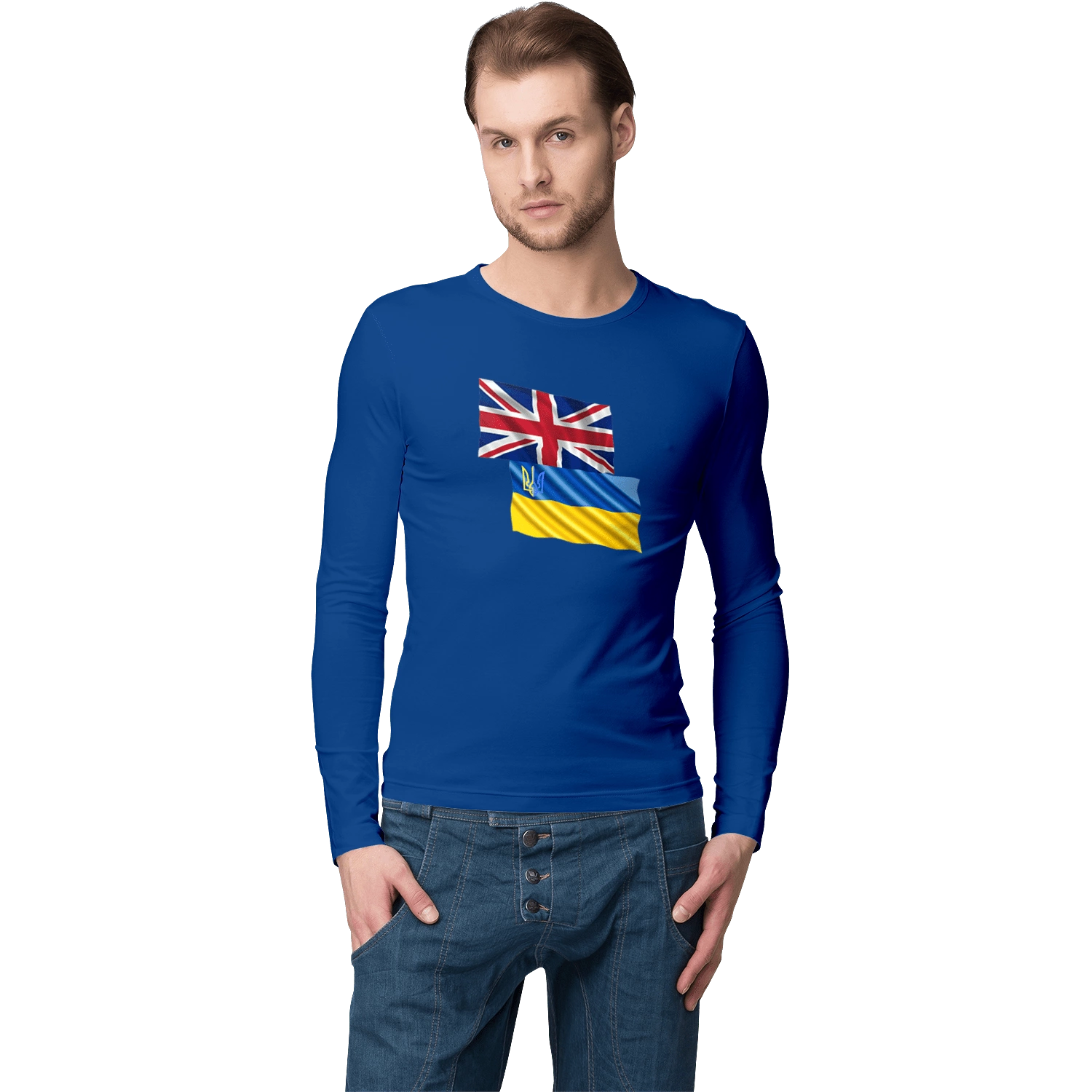 Flag United Kingdom, Flag Ukraine, Support Ukraine