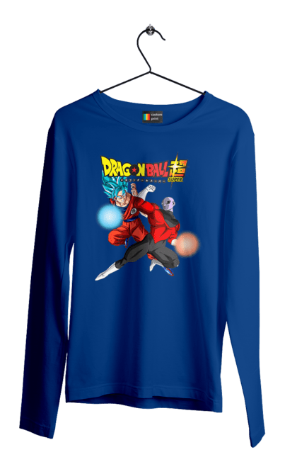 Men's longsleeve with prints Dragon Ball Son Goku. Anime, dragon ball, goku, manga, son goku, tv series. 2070702